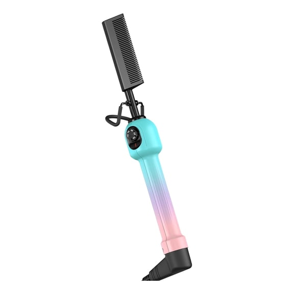 DAN Technology Electric Hot Comb for Wigs & Black Women Hair, Dual Voltage 280-450F Heated Straightening Comb