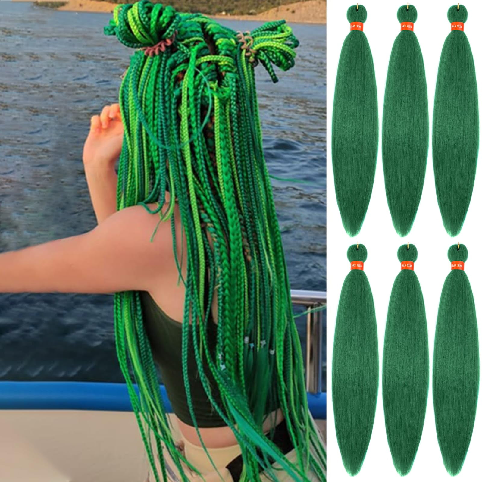 Feathered kanekalon hair online