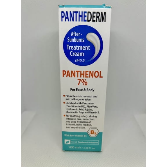 DAN Pharm After-Sunburns Treatment Cream with Panthenol, Aloe Vera, and Vitamin E, 100ml