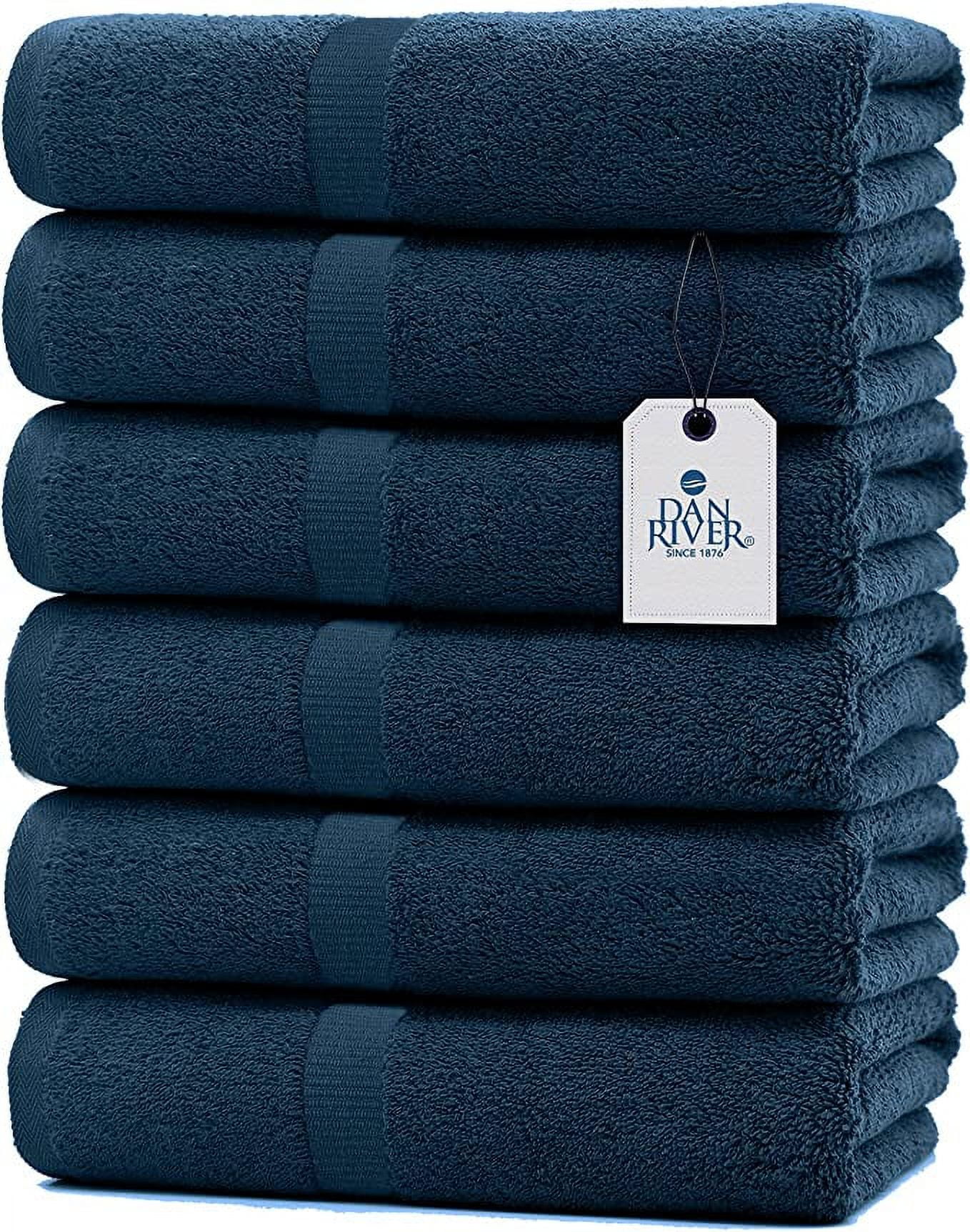 Utopia Towels 6 Pack Bath Towel Set, 100% Ring Spun Cotton (24 X 48 Inches)  Medium Lightweight And Highly Absorbent Quick Drying
