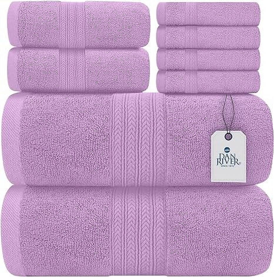 DAN RIVER 100 Cotton Bathroom Towel Set2 Oversized Bath Towels 30x52