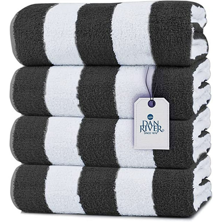 DAN RIVER 100% Cotton Bath Towel Set Pack of 6| Soft Large Bath Towel|  Highly Absorbent| Daily Usage Bath Towel| Ideal for Pool Home Gym Spa  Hotel