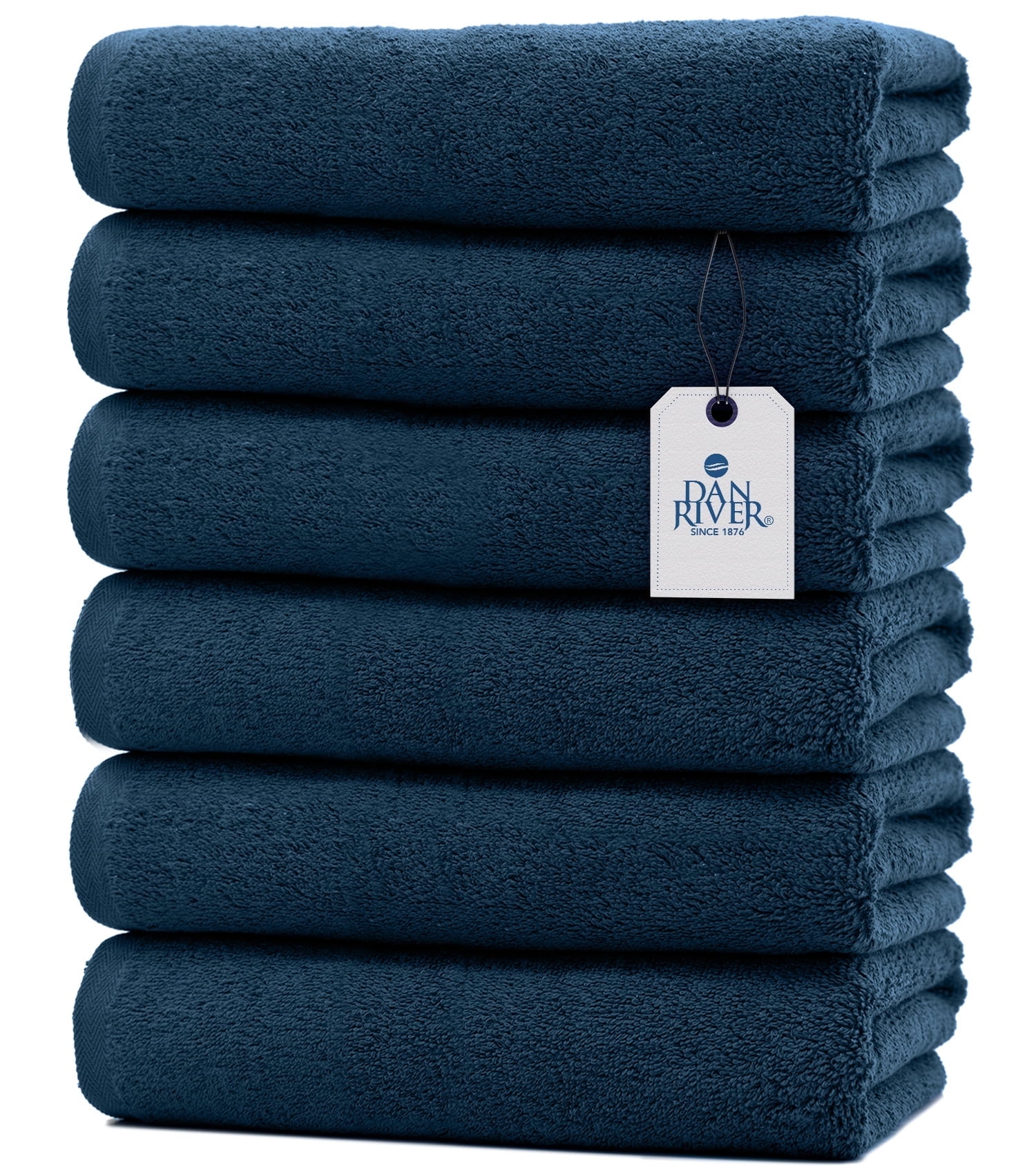 DAN RIVER 100% Cotton Economy Bath Towels Pack of 6 (Blue Opal - 22x44 In) | 400 GSM Super Absorbent & Quick Dry Bath Sheets | Hotel Quality Towels for Home, Sheets for Beach, Gym, Spa & Daily Use - Walmart.com