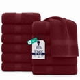 thumbnail image 1 of Dan River Washcloth for Face 12 pack Soft Absorbent and Quick Drying Durable Cotton Face Towel - Burgundy, 1 of 7