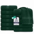 thumbnail image 1 of Dan River Washcloth for Face 12 pack Soft Absorbent and Quick Drying Durable Cotton Face Towel - Hunter Green, 1 of 6