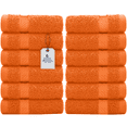 thumbnail image 1 of Dan River Washcloth for Face 12 pack Soft Absorbent and Quick Drying Durable Cotton Face Towel - Orange, 1 of 8