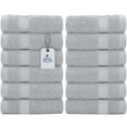 thumbnail image 1 of Dan River Washcloth for Face 12 pack Soft Absorbent and Quick Drying Durable Cotton Face Towel - Silver, 1 of 8