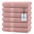 DAN RIVER 100 Cotton Hand Towel Set of 6 Ultra Soft Bathroom Hand