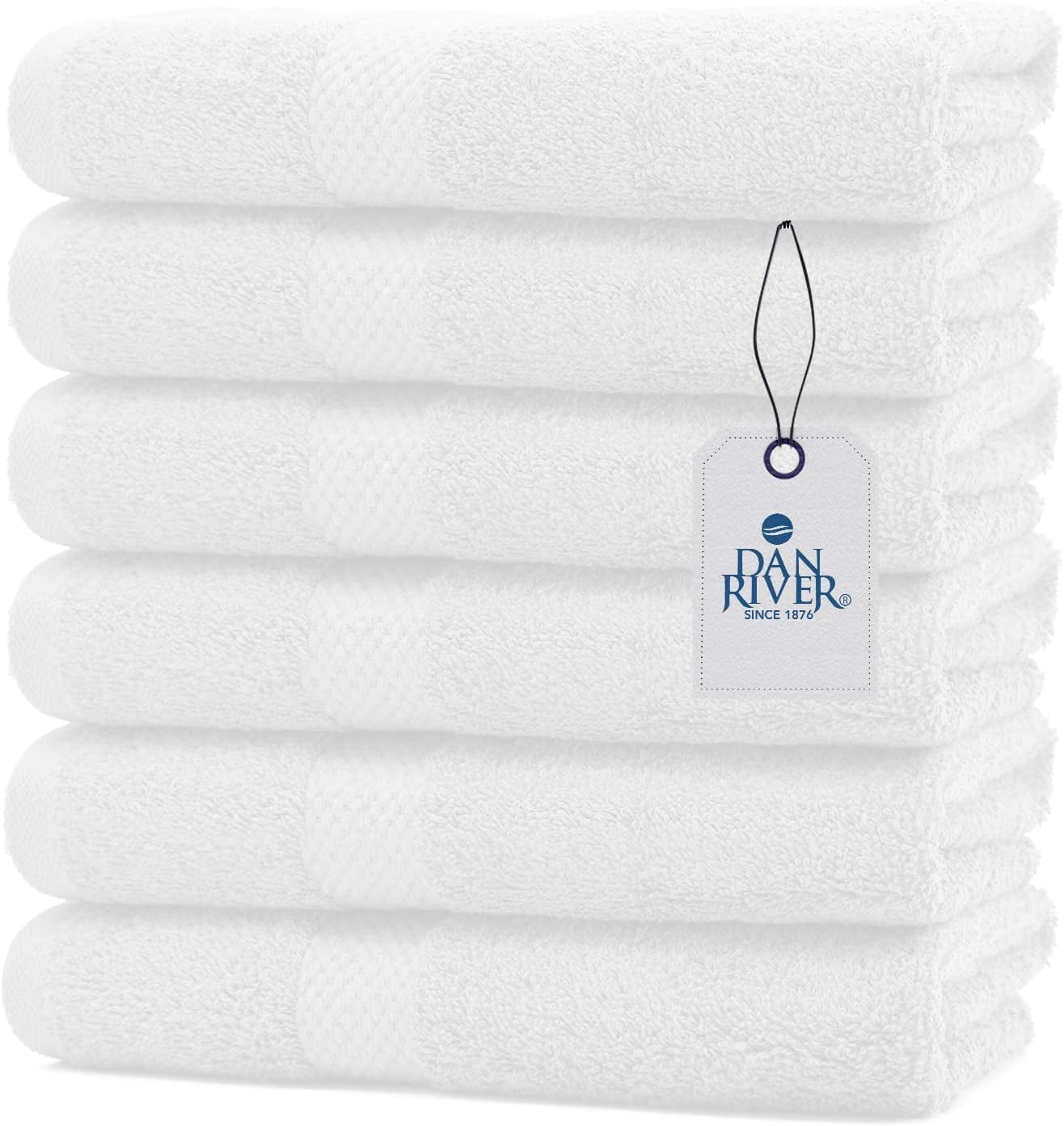 Grandeur 100% Cotton Hospitality Bath Towels, 6 Pack – Xtra