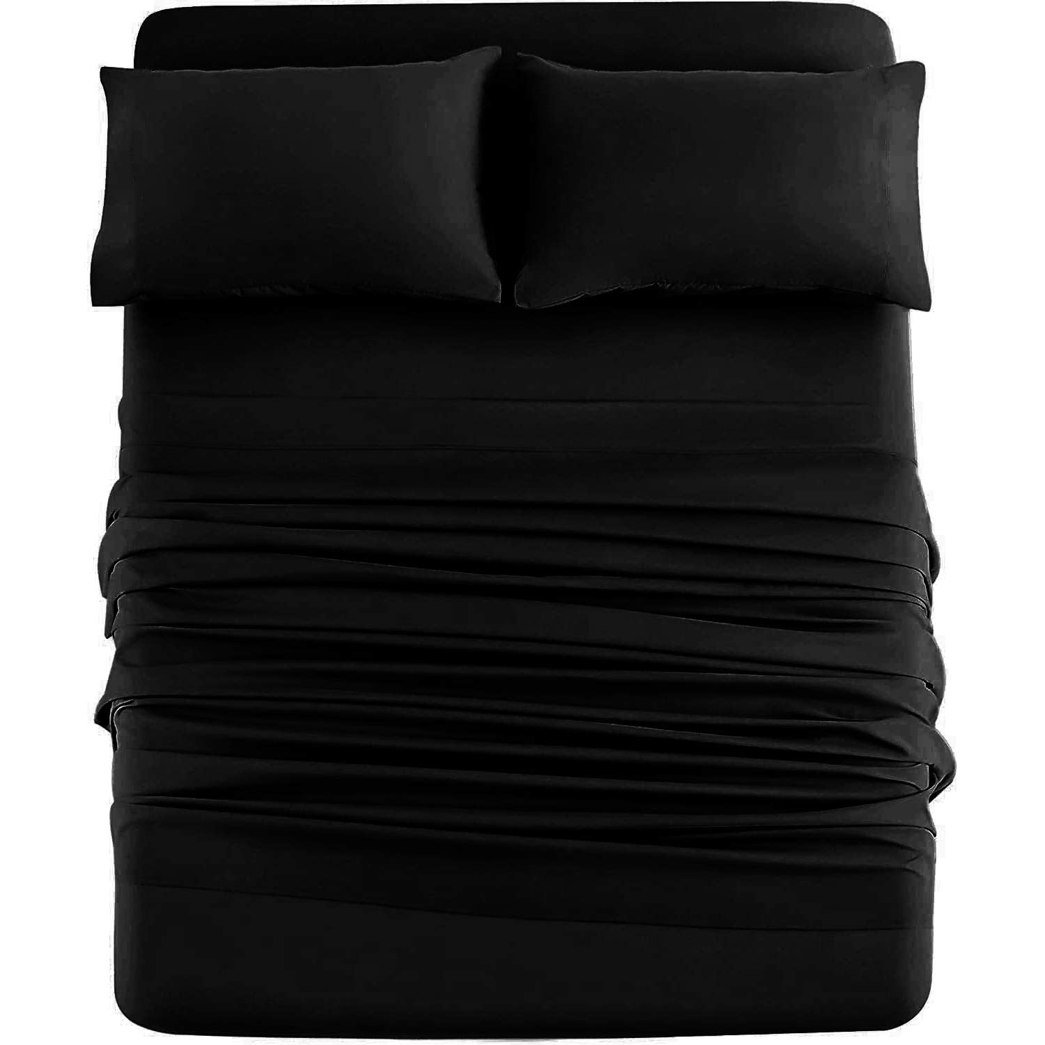Dan River Queen 100% Cotton Jersey Knit Bed Sheet Set 4 Piece Soft ...