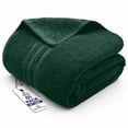 thumbnail image 1 of Dan River Bath Sheet 1 pack 40x80 in Soft Absorbent and Quick Dry jumbo Cotton Towel - Hunter Green, 1 of 10