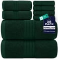 thumbnail image 1 of Dan River 8 Piece Towel Set Soft Quick Drying Cotton Bath Towel For Gym, Spa and Bathroom - Hunter green, 1 of 11