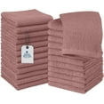 thumbnail image 1 of Dan River Washcloths pack of 24 High-Quality Soft Cotton Absorbent and Multipurpose Wash Clothes for Face & Body - Dusty Rose, 12x12in, 1 of 8