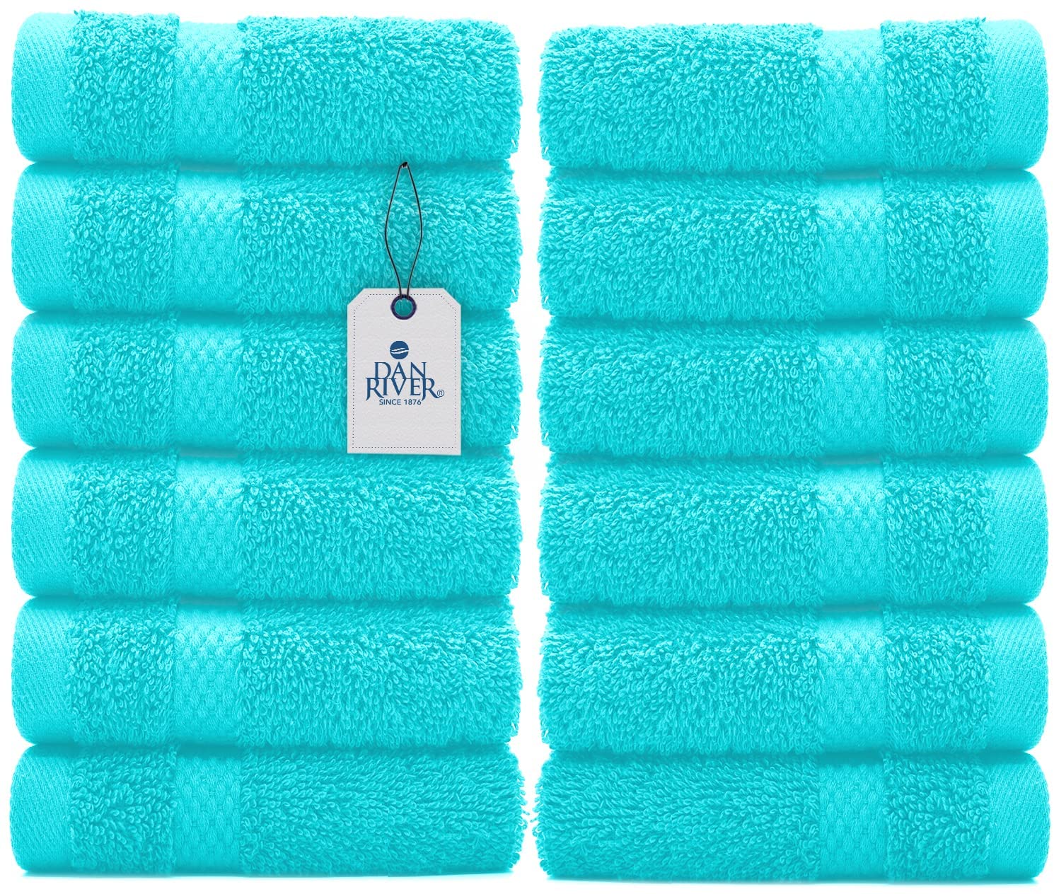 Mainstays Ms Performance Solid Wash Cloth Aqua