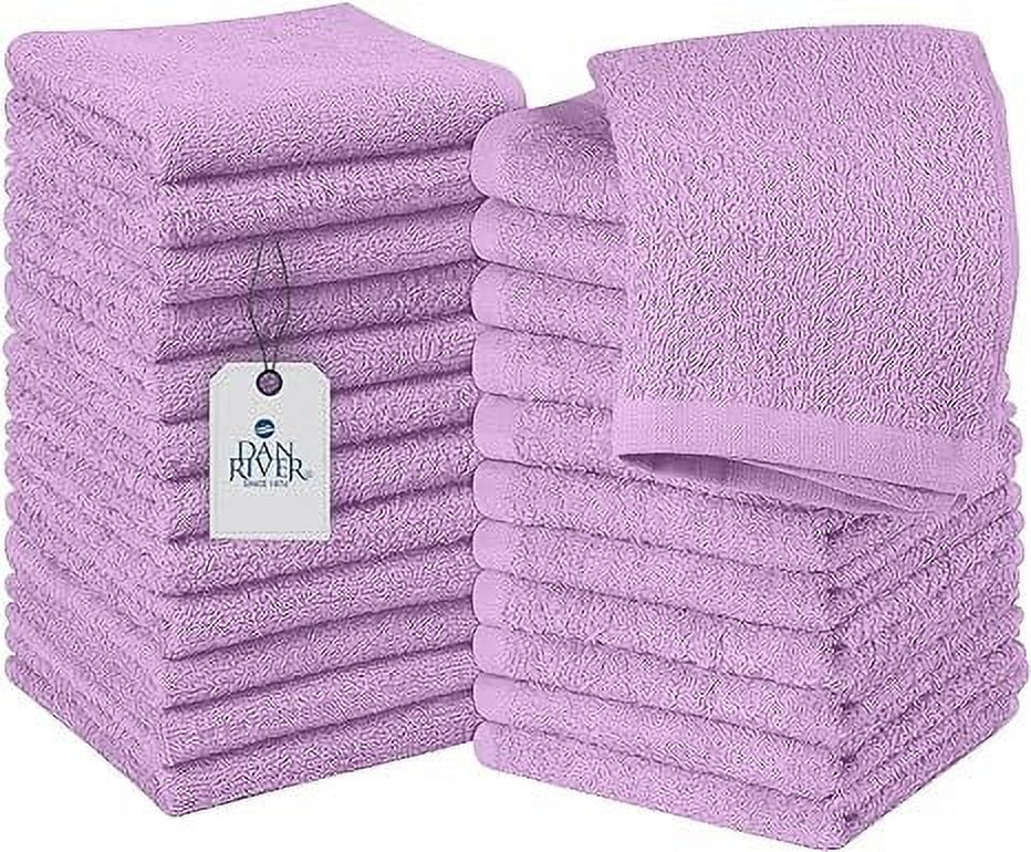 Purple 100% Cotton 650 GSM Extra Soft and Highly-Absorbent Lavender Bath  Towels (Pack of 4) 56x28-Bath-Lavender-4pc - The Home Depot