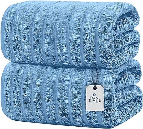 Better Homes & Gardens Adult Bath Towel, Solid Blue