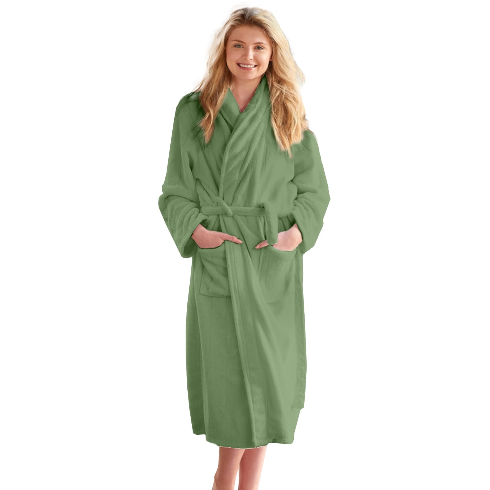 DAN RIVER Terry Cloth Robes for Women and Men - Lightweight 100% Cotton  Bathrobe - Unisex Plush Robe Perfect for Spa, Sauna, Shower or at Home  [Purple]