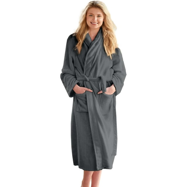 DAN RIVER Terry Cloth Robes for Women and Men - Lightweight 100% Cotton ...