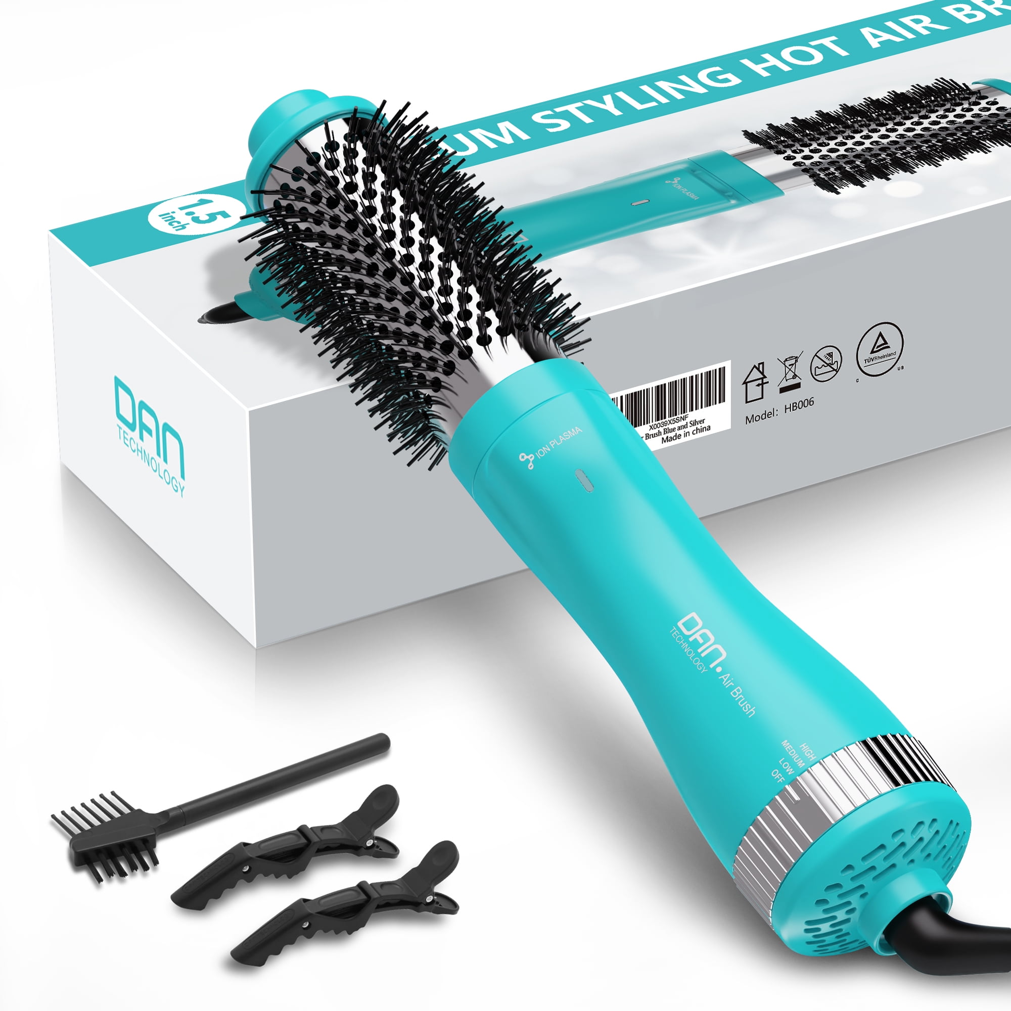 DAN Technology Ionic Hair Dryer Brush, Hot Air Brush Set & One Step  Volumizer Blow Dryer Brush Comb 4 in 1 Hair Styler Fast Drying