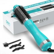DAN Technology Ionic Hair Dryer Brush, 1.5" Hot Air Brush Set & One Step Volumizer Blow Dryer Comb 4 in 1 Hair Styler - Fast Drying