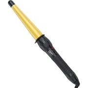 DAN Technology Long Professional 1.25 in Ceramic Hair Curling Wand, Ceramic Hair Styling Iron, Gold