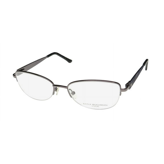 DANA BUCHMAN BUTTERCUP HALF-RIMLESS PREMIUM SEGMENT SLEEK EYEGLASS FRAME/GLASSES