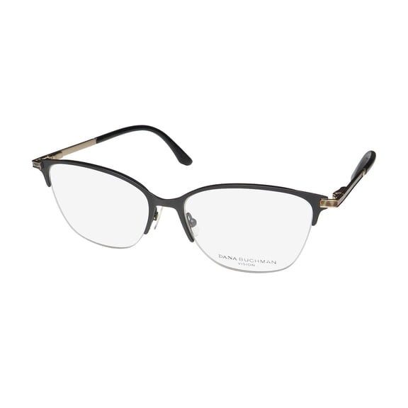 DANA BUCHMAN JORDAN CAT EYE ADJUSTABLE NOSE PADS HALF-RIM EYEGLASS FRAME/EYEWEAR