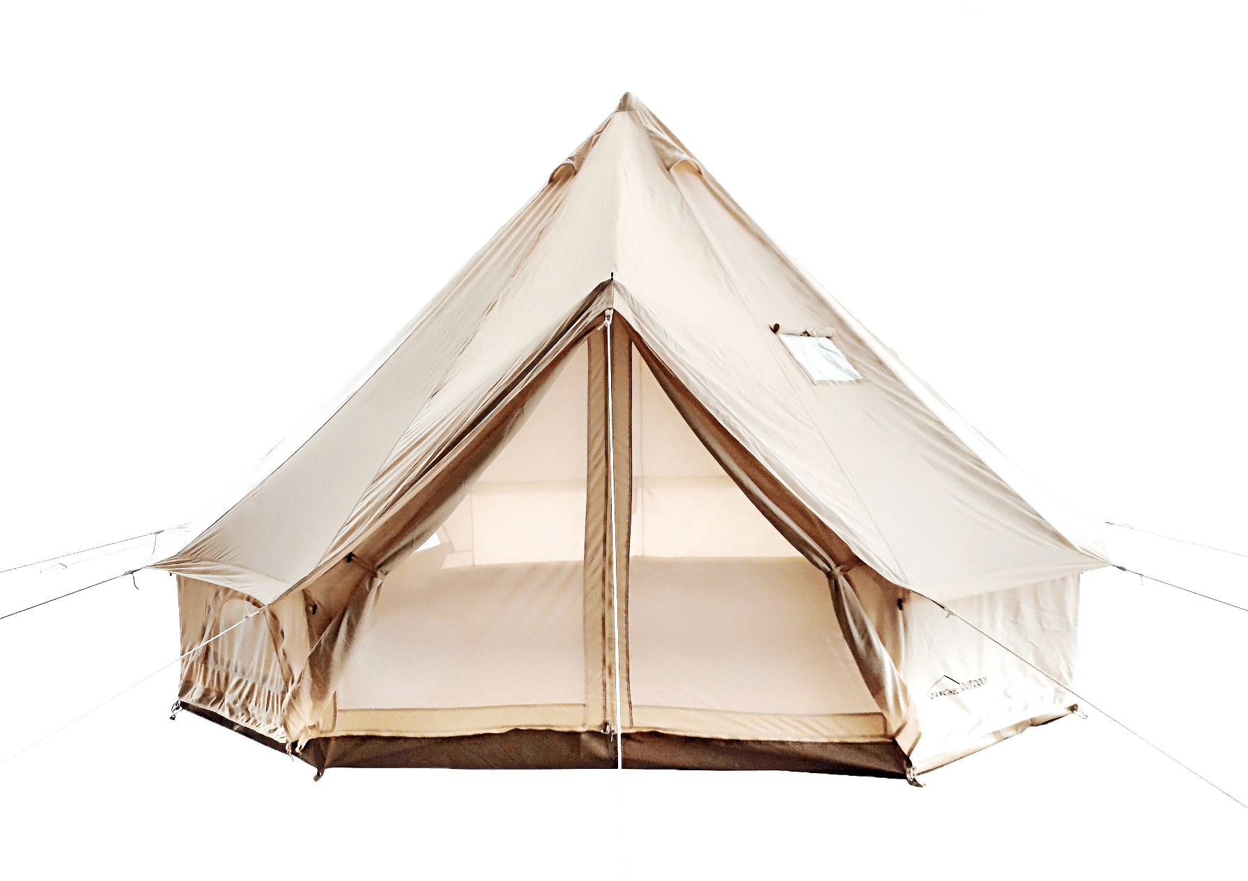 DANCHEL 4Season Waterproof Cotton Canvas Tent with DIY Stove Jacks