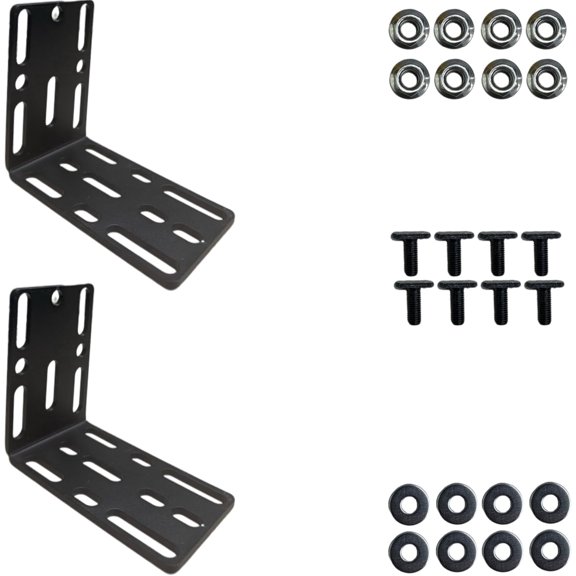 DANCHEL Outdoor Universal Car Sunshade Roof Rack Mounting Bracket, Durable L-Shaped Mounting Bracket, 2-Pack