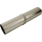 DANCHEL Stainless Steel Stove Pipe, chimney tube with ring, tent stove accessory replacement smoke tube, 6.5 feet/2 m long