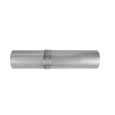 DANCHEL ultralight titanium alloy stove pipe, chimney tube with ring, replacement smoke tube for tent stove accessories, 9.8 feet/3 m long.
