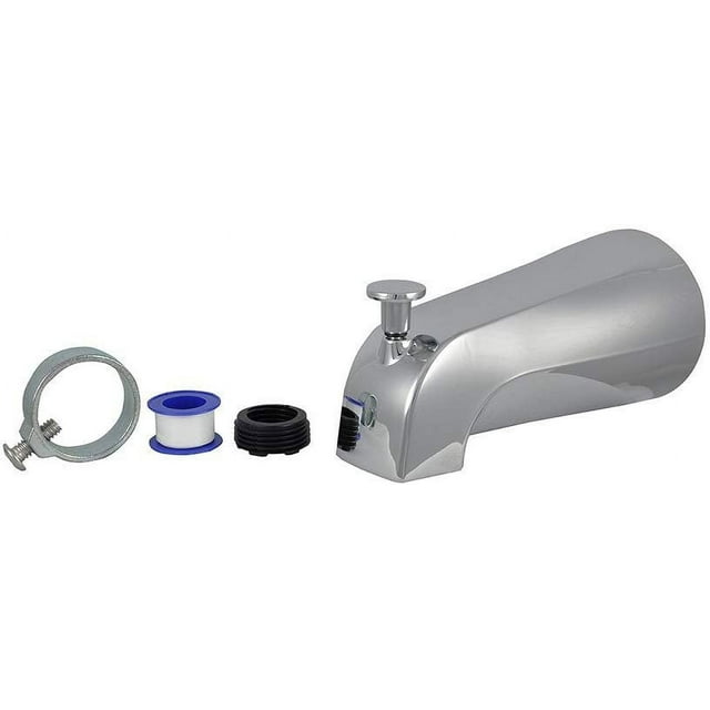 DANCO 88703 Tub Spout with Diverter, Chrome Finish, 1-Pack