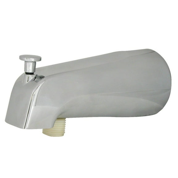 DANCO Diverter 89266 Universal Tub Spout with Handheld Shower Fitting, Chrome