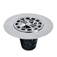 thumbnail image 1 of DANCO Hair Catcher Strainer Snare for Stand-Alone Shower Drain Cover, Chrome, 1-Pack (10529), 1 of 7