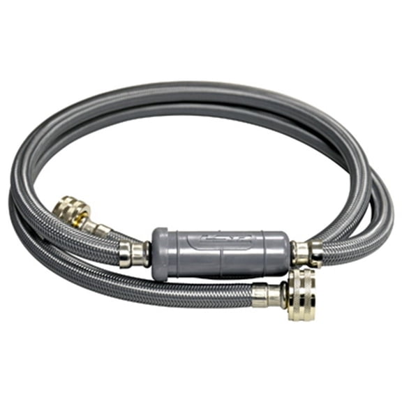 DANCO HammerSTOP Technology Washing Machine Connector Hose, Universal, 60-inch Length with 3/8 inch ID x 3/4 inch FGHT x 3/4 FGHT, 2-Pack (10744X)