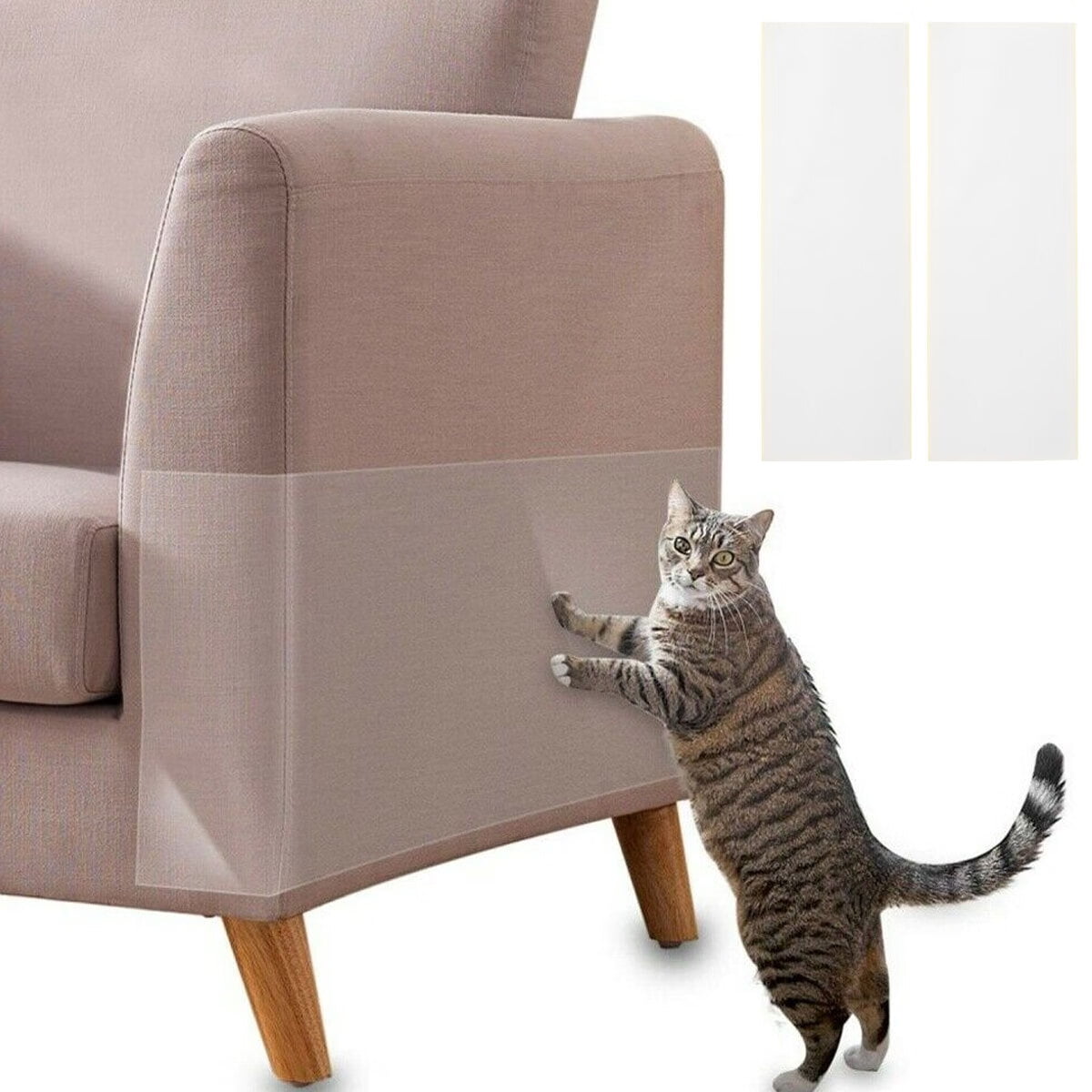 DANDELIONSKY 2Pcs Anti Cat Scratch Furniture Protector SelfAdhesive
