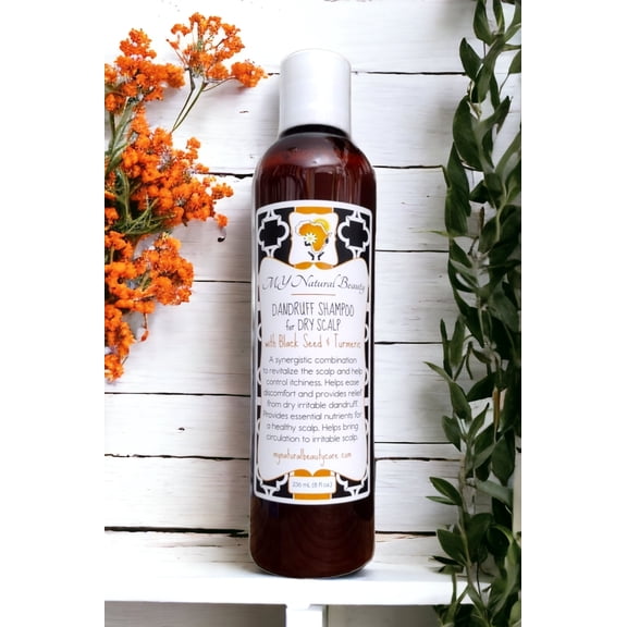 DANDRUFF (BLACK SEED and TURMERIC) SHAMPOO | DRY ITCHY Scalp | LIQUID BLACK SOAP
