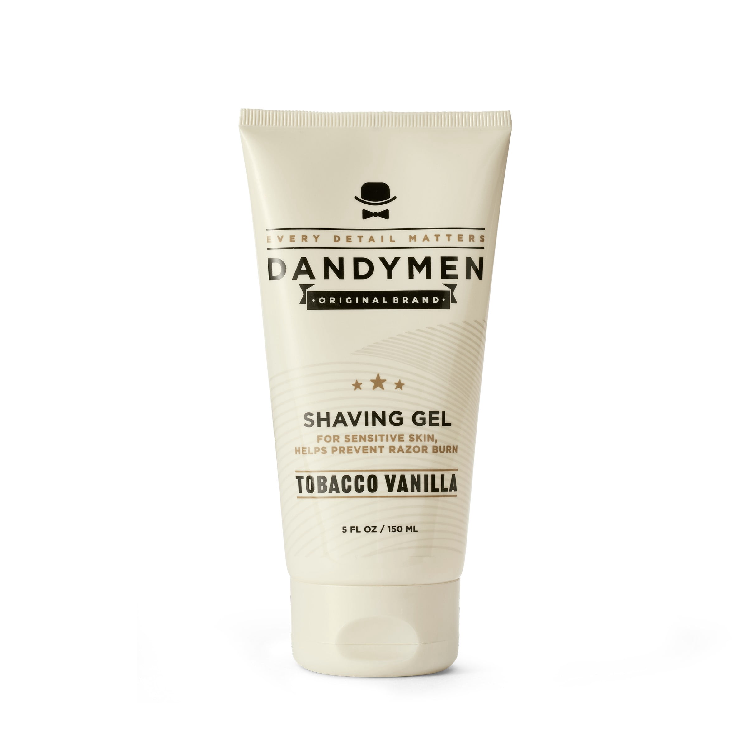 DANDYMEN COLLECTION Clean Line Clear Formula Shave Gel 5 oz Tobacco Vanilla