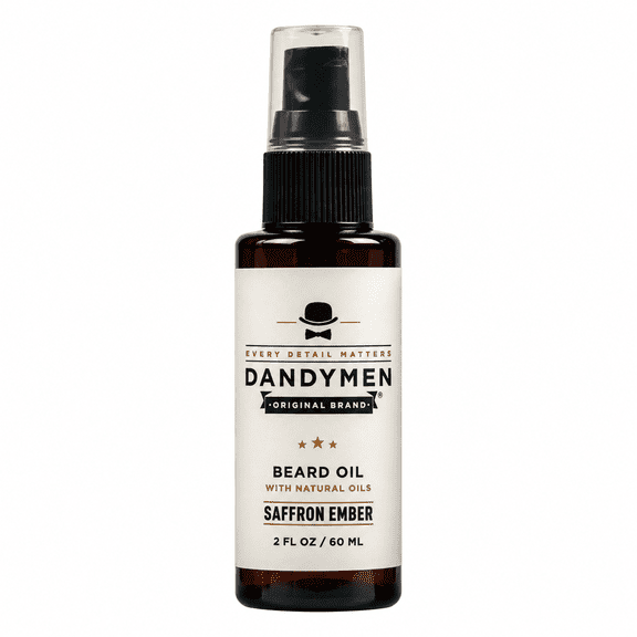 DANDYMEN COLLECTION Hydrating and Softening Beard Oil 2 fl oz Saffron Ember