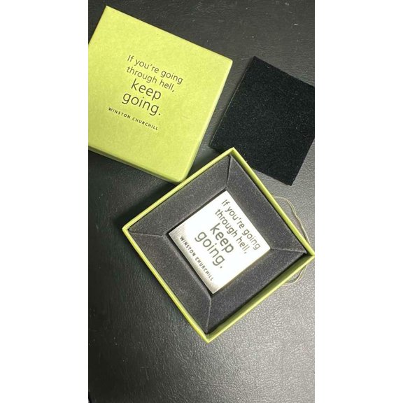 DANFORTH - Keep Going Paperweight - Handcrafted Pewter Paperweight For Desk Home And Office - Made In USA