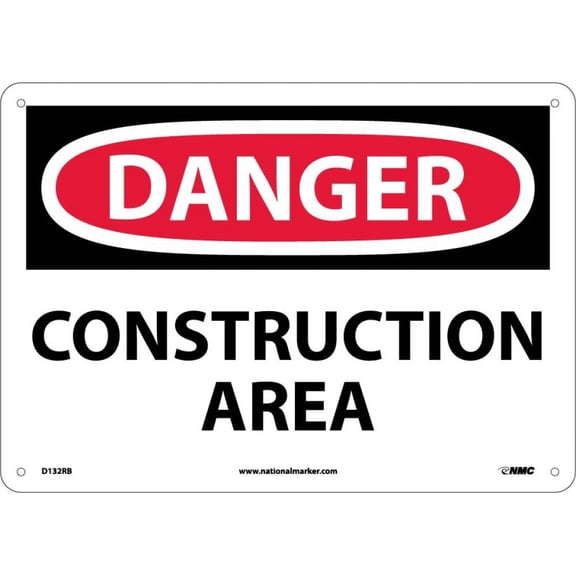 DANGER CONSTRUCTION AREA SIGN