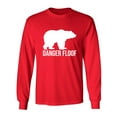 thumbnail image 1 of DANGER FLOOF Adult Long Sleeve T-shirt, 1 of 3