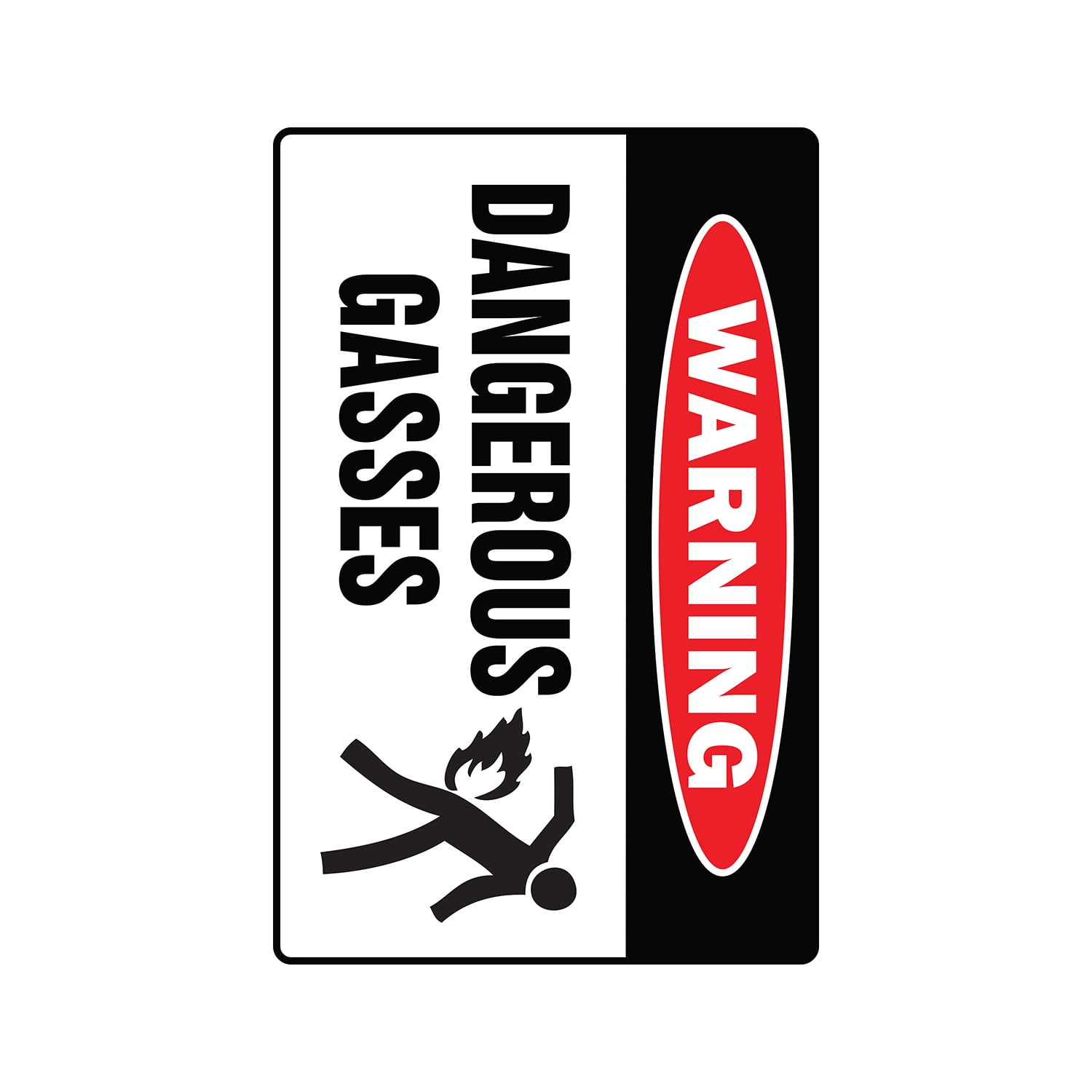 DANGEROUS GASES Warning Aluminum Sign fart farting pass gas stink
