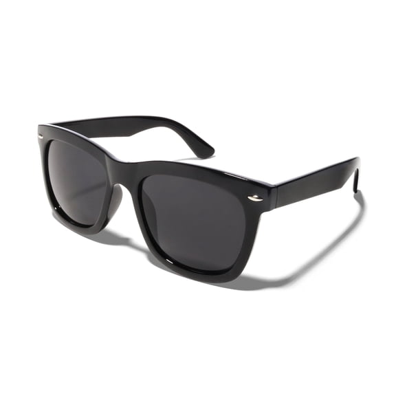 DANI Super Dark 80s Round Sunglasses for Men & Women | UV400 Protection Category 4 Dark Tint | Retro Vintage Unisex Circle Shades