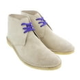 thumbnail image 1 of DANIELA FARGION Sand Suede Violet Laced Leather Derby Shoes-10 for Mens, 1 of 4