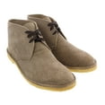 thumbnail image 1 of DANIELA FARGION Taupe Suede Leather Derby Shoes-10 for Mens, 1 of 4
