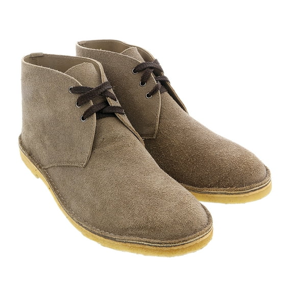 DANIELA FARGION Taupe Suede Leather Derby Shoes-11 for Mens