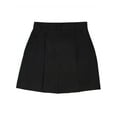 thumbnail image 1 of DANIELLE BERNSTEIN Womens Black Pleated Zippered Shorts Size: 14, 1 of 3