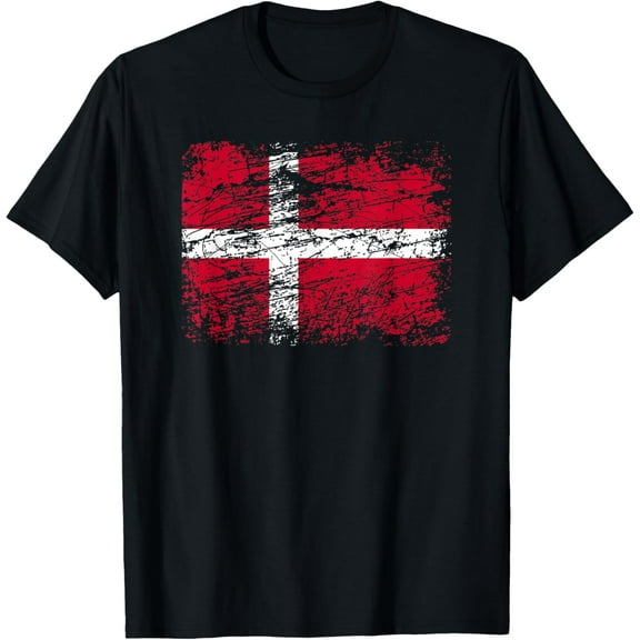 DANISH DENMARK FLAG DANSK DANMARK COPENHAGEN AARHUS AALBORG T-Shirt