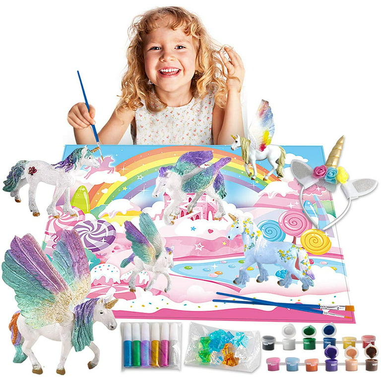 Yileqi Kids Crafts and Arts Mermaid Painting Kit, Party Favors